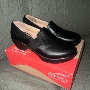 Dansko Black Mules & Clogs with Thick Sole and Low Heel